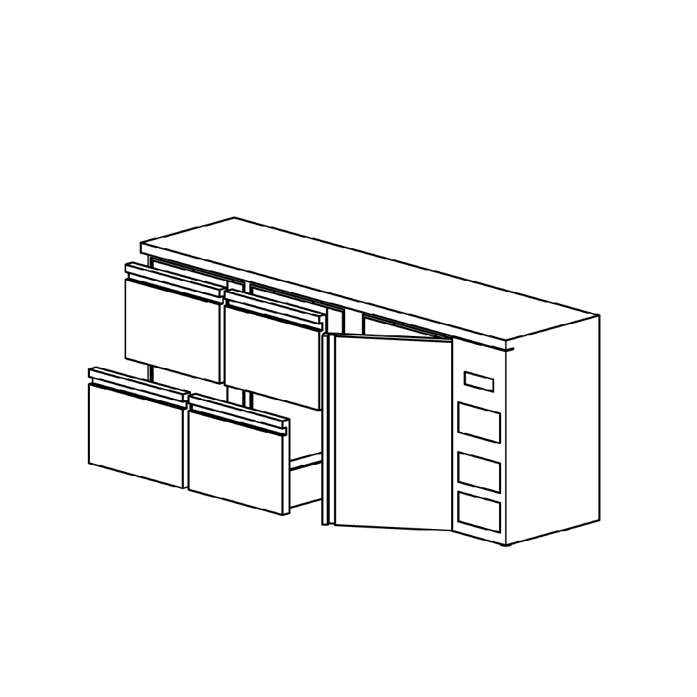 FRIONOR refrigerated back bar