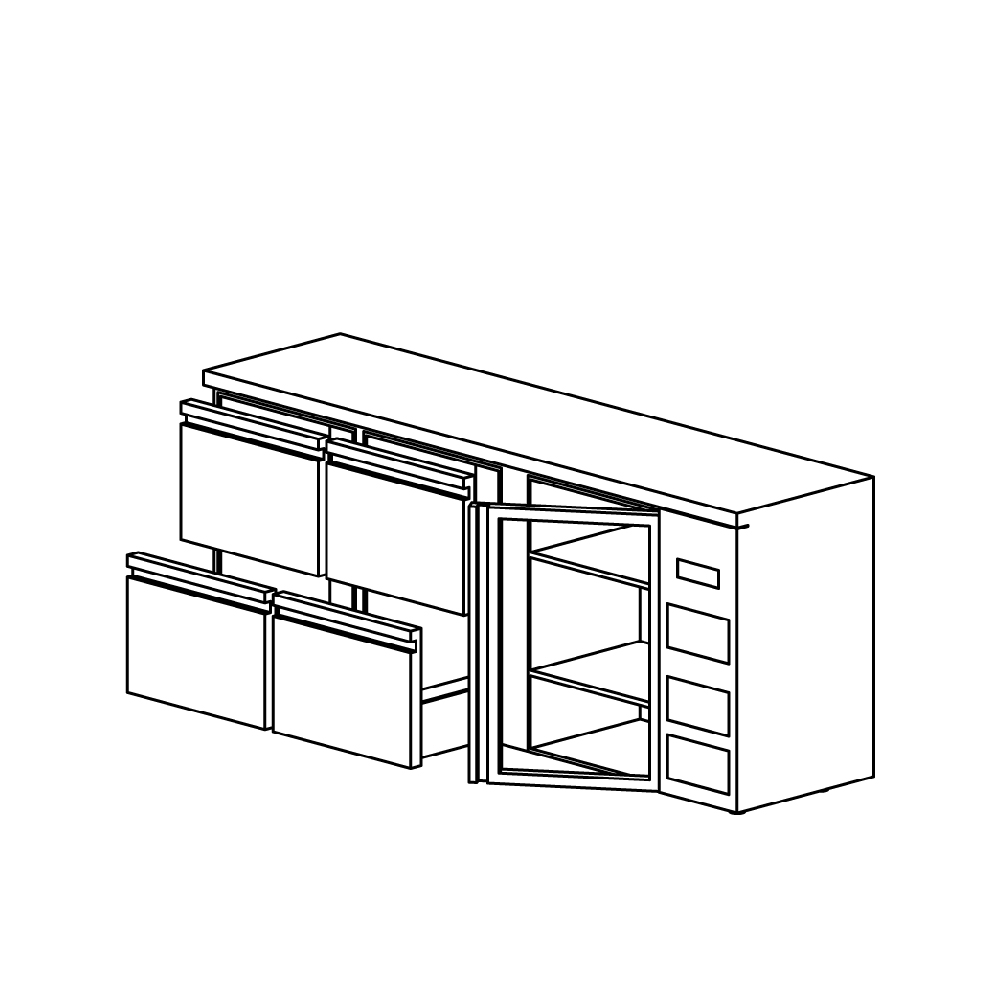 FRIONOR refrigerated back bar