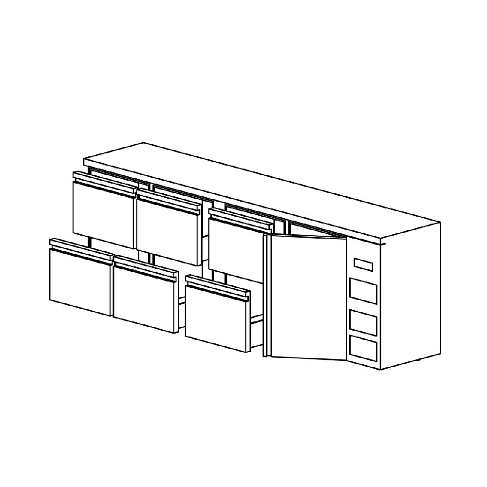 FRIONOR refrigerated back bar