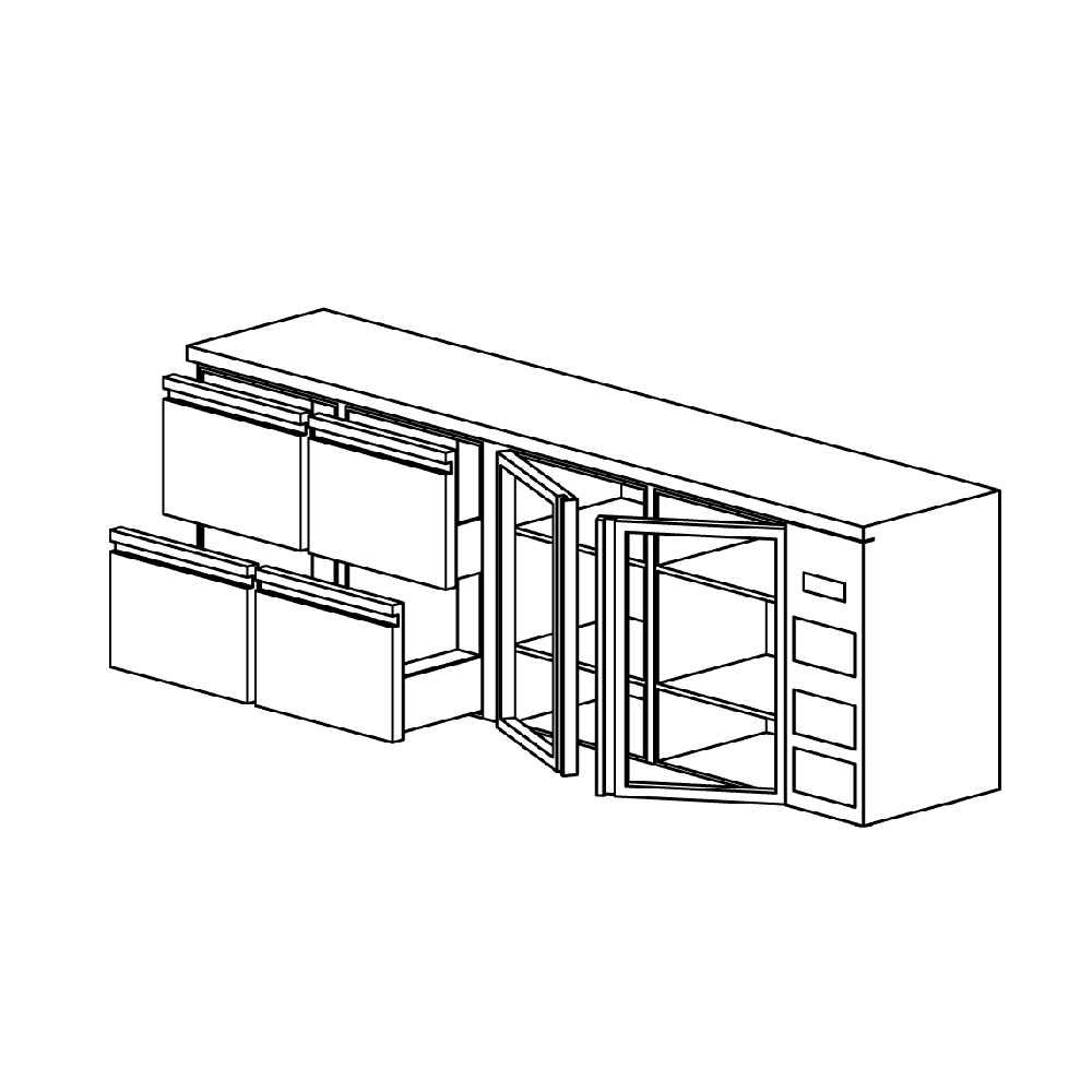 Arrière bar réfrigéré FRIONOR
